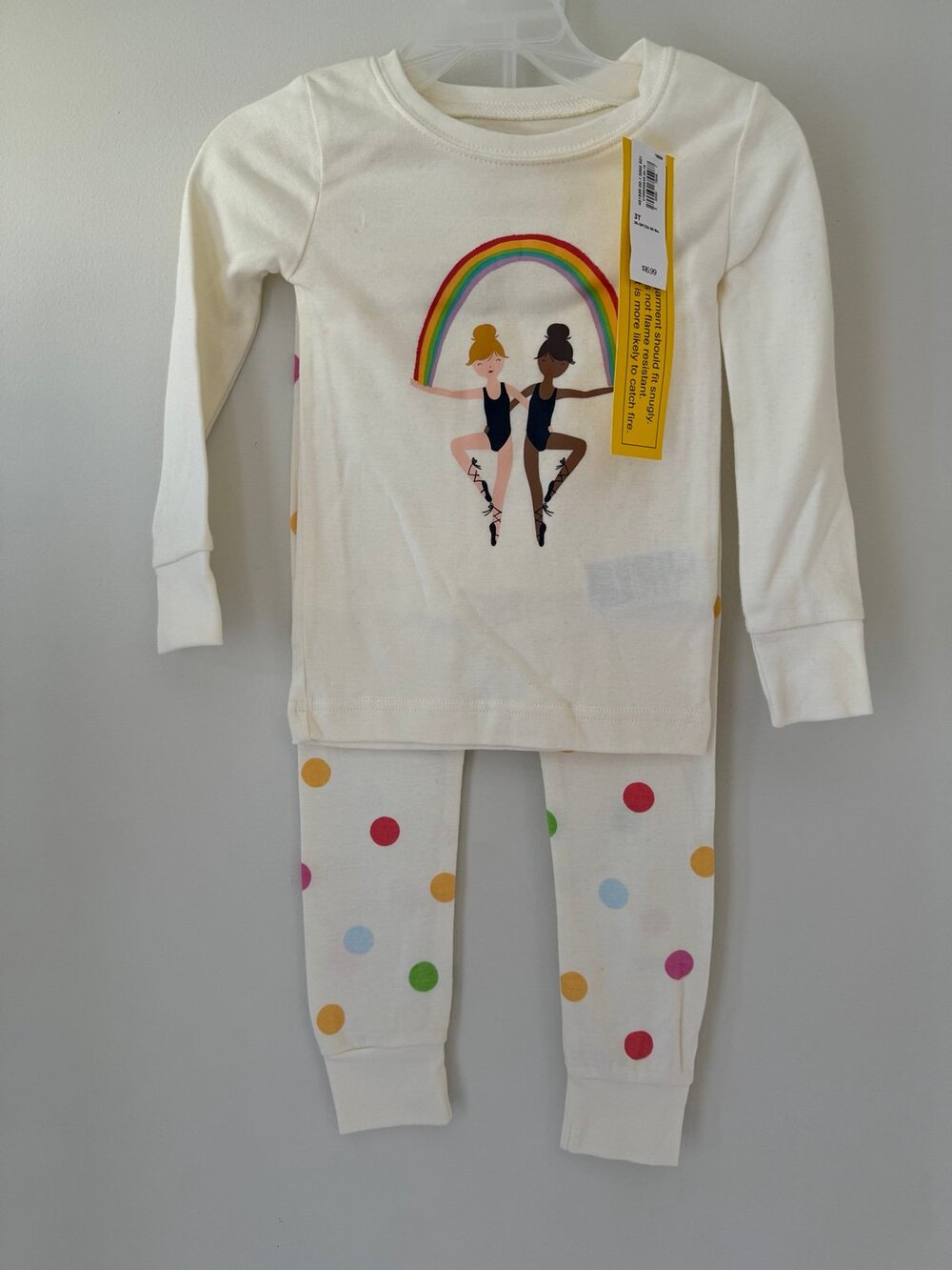 NWT Old Navy girls 3T two piece pajama set